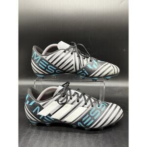 Adidas Nemeziz 17.3 Messi FG Gray Blue Soccer Pitch Cleats Mens Size 10.5 CP9047